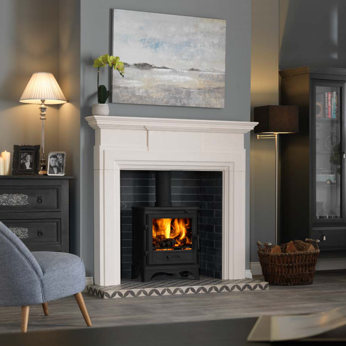 Bassington 5 kW multi fuel freestanding stove Comfort Line Ireland